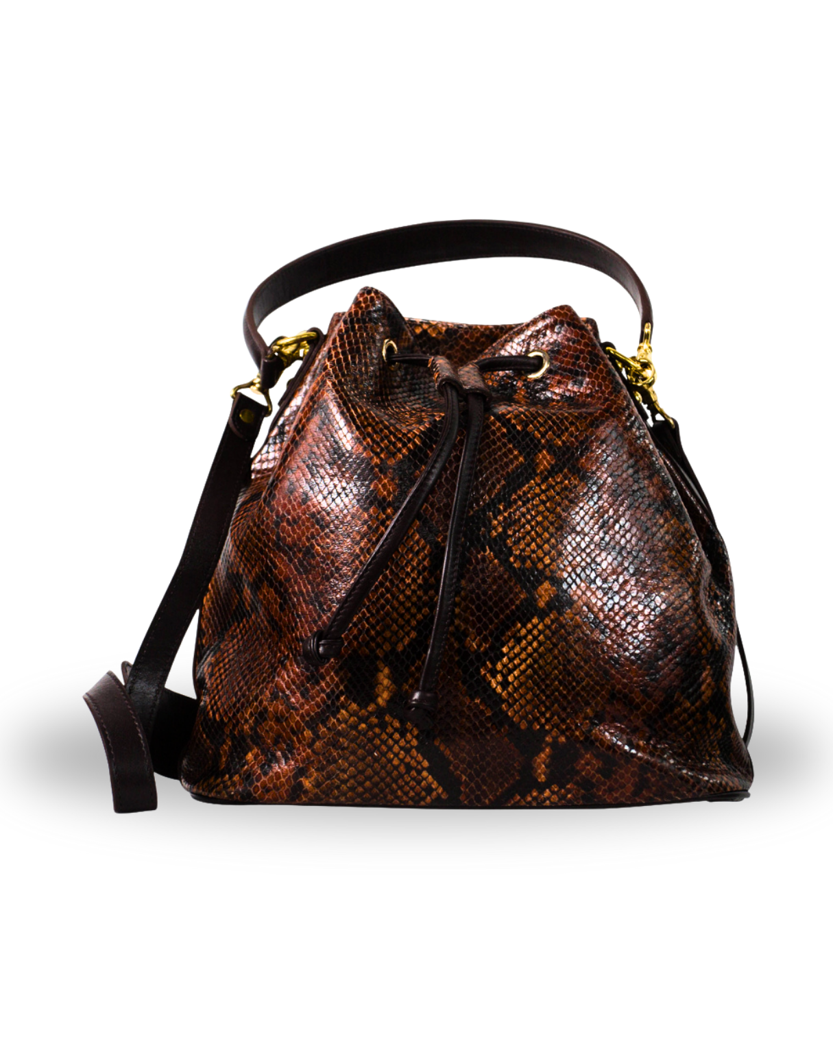 Austin Italian Python Leather Handbag