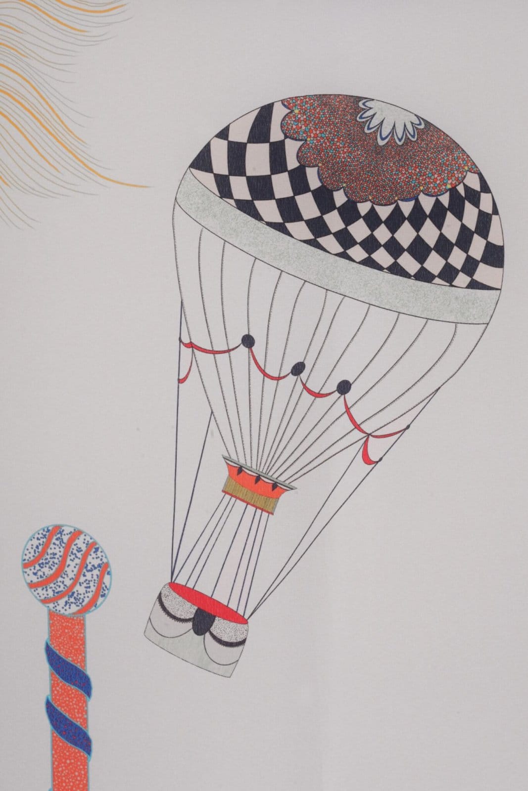 The Flying Carousel - Silk Scarf