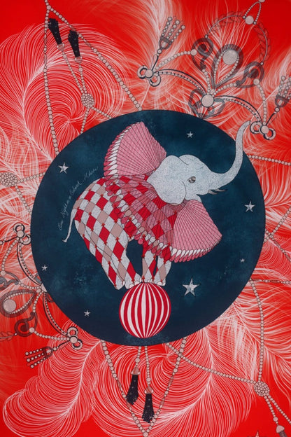 One Night in Cabaret - Silk Scarf