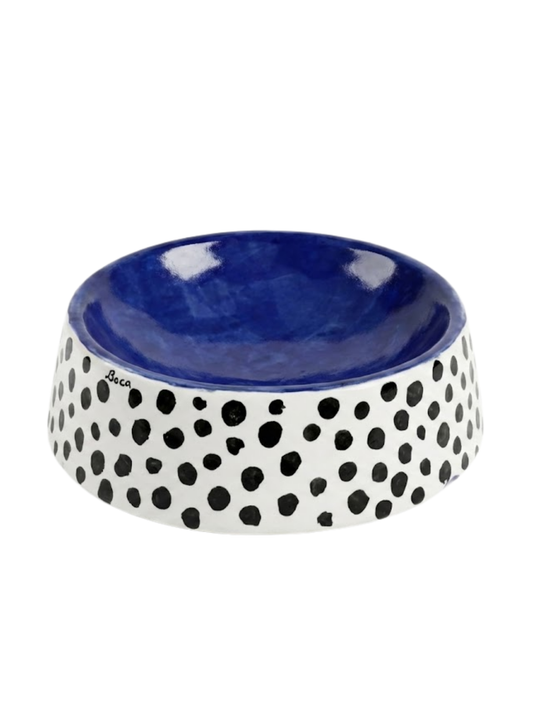 Indigo Pawfect Sky Ceramic Dog Bowl