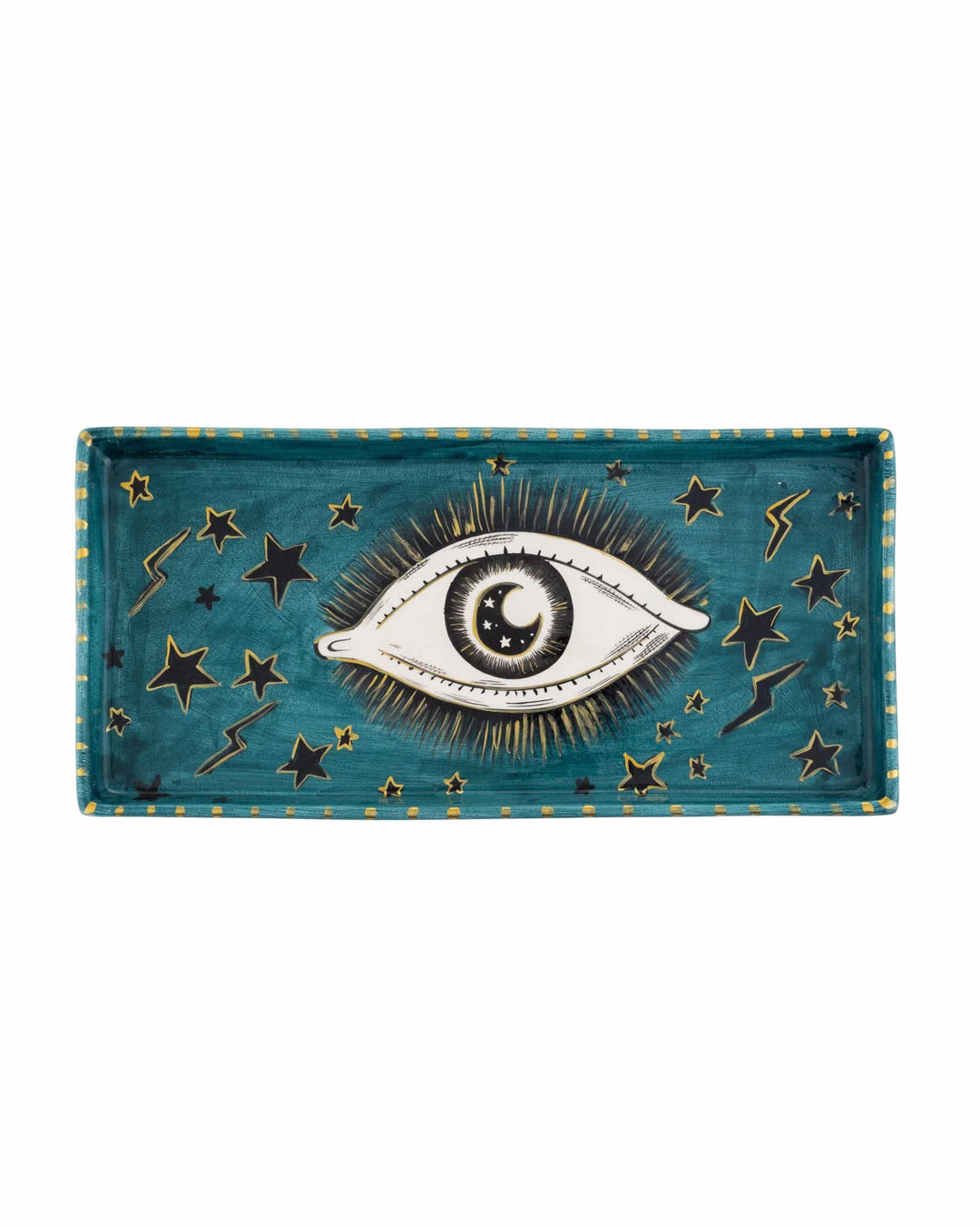 Inner Eye Handmade Green Eye Ceramic Tray
