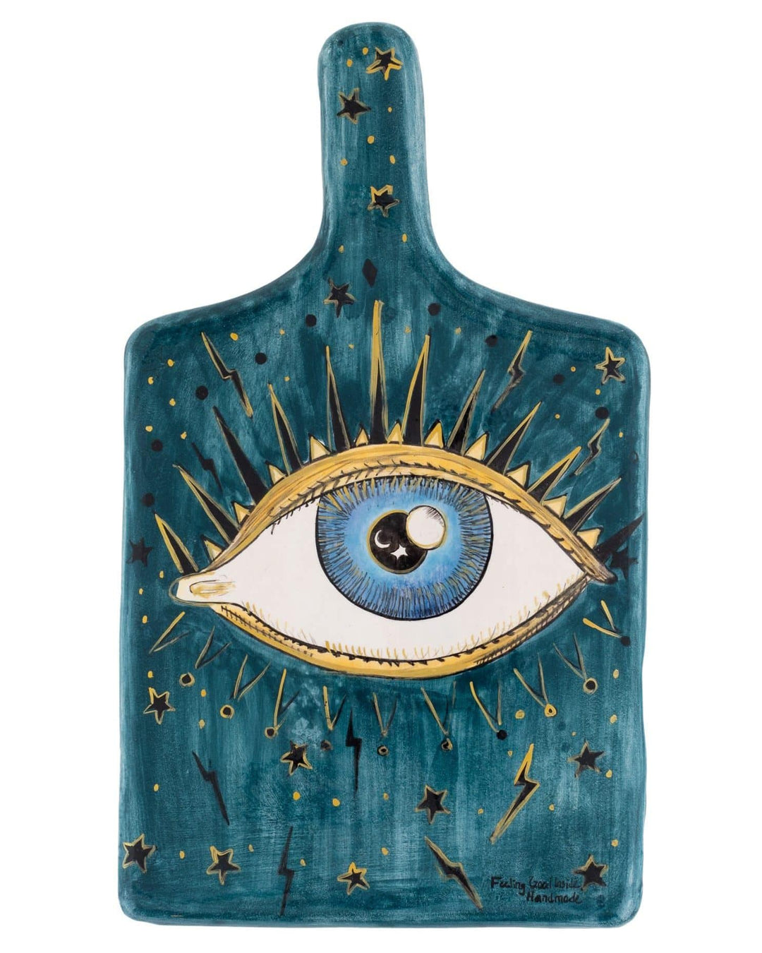 Inner Eye Handmade Ceramic Cheese Board (25 cm)