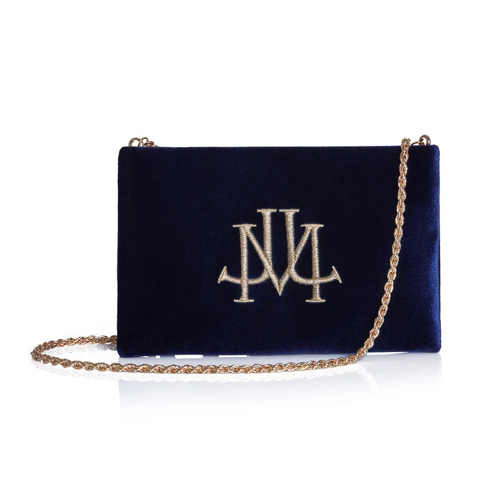 Iris In Navy Velvet