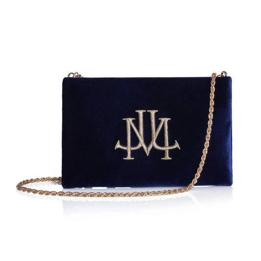Iris In Navy Velvet