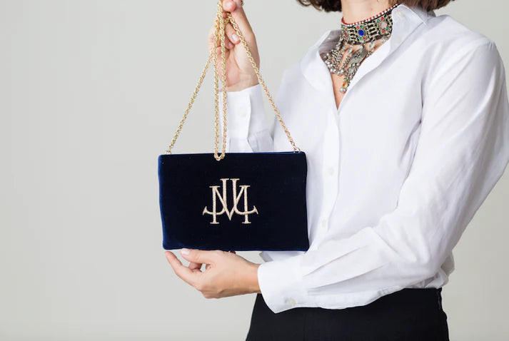 Iris In Navy Velvet