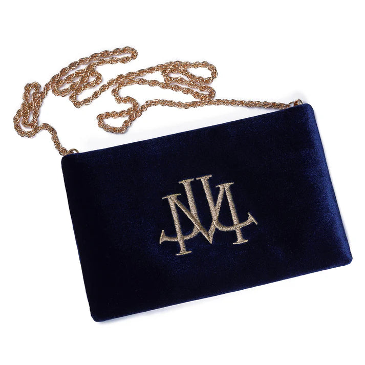 Iris In Navy Velvet
