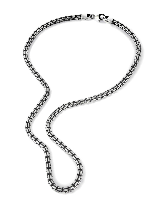 Italian Chain Large Men’s Silver Necklace