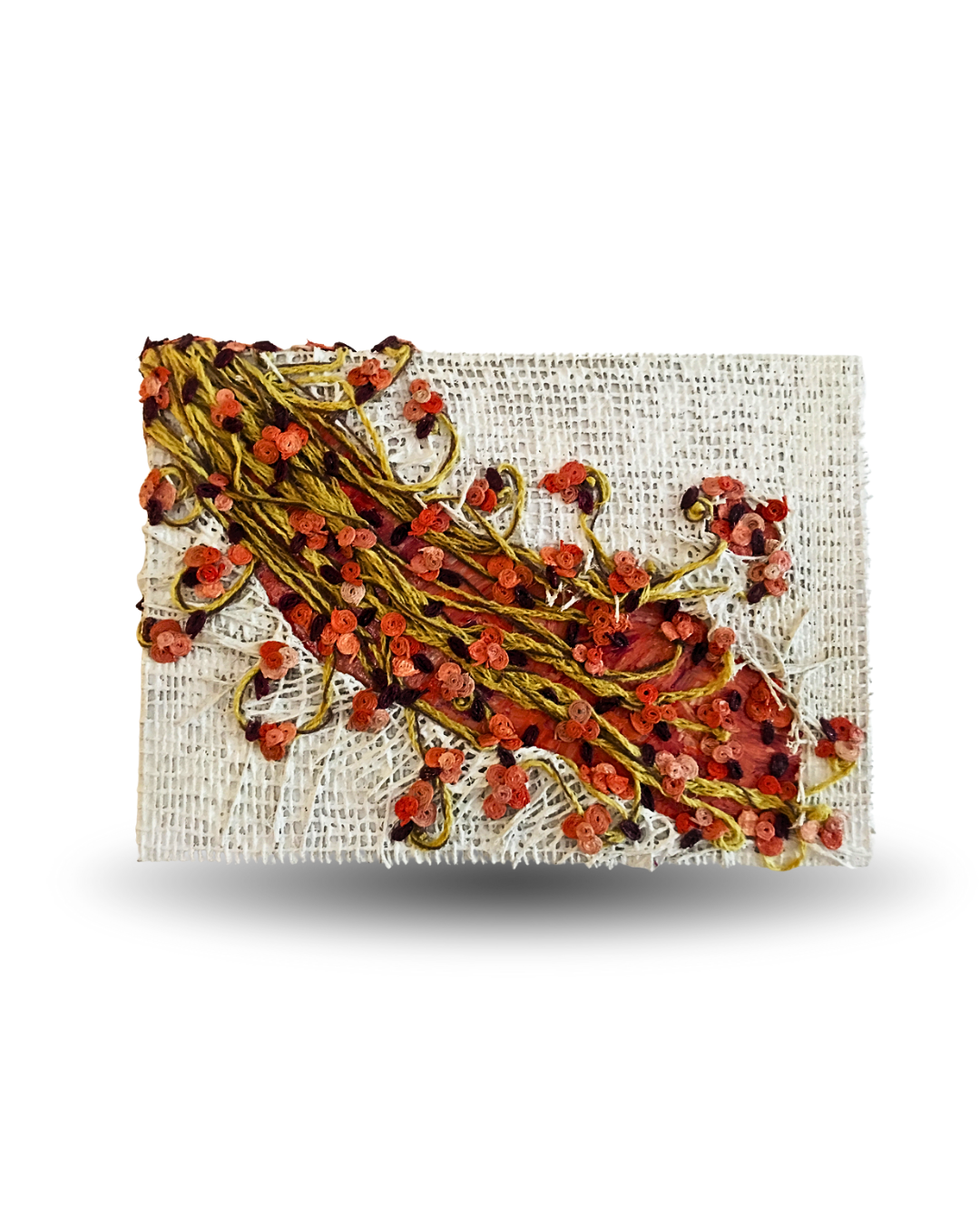 Ivy Wall 50x40cm Neo-Organic Surrealist Painting