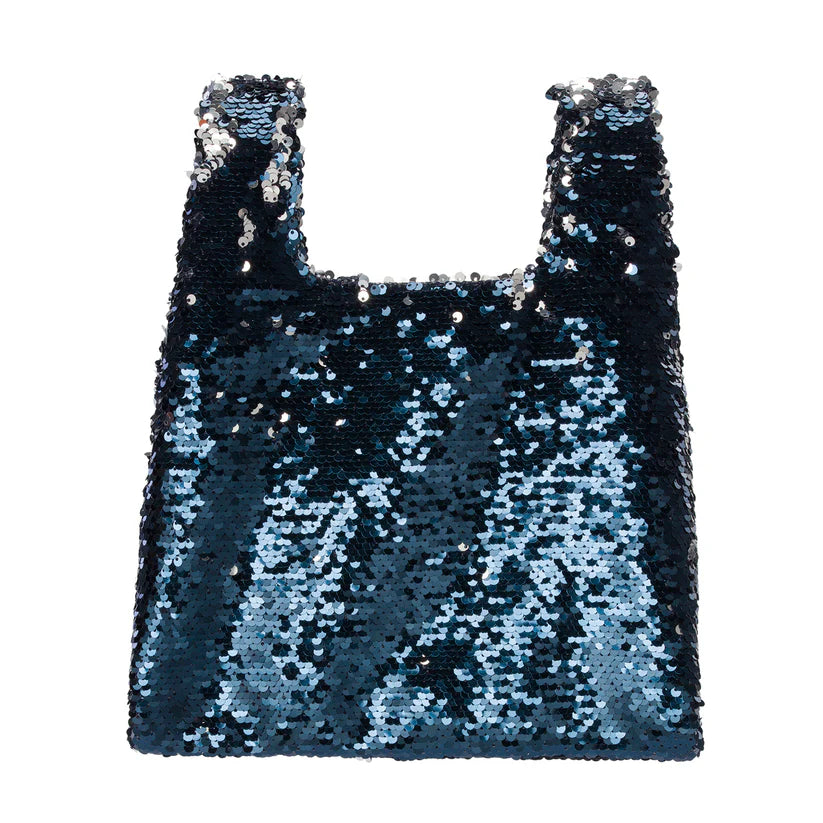 Jade In Navy/ Silver Sequin