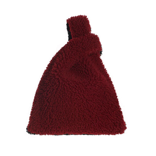 Jade In Black/Burgundy Shearling