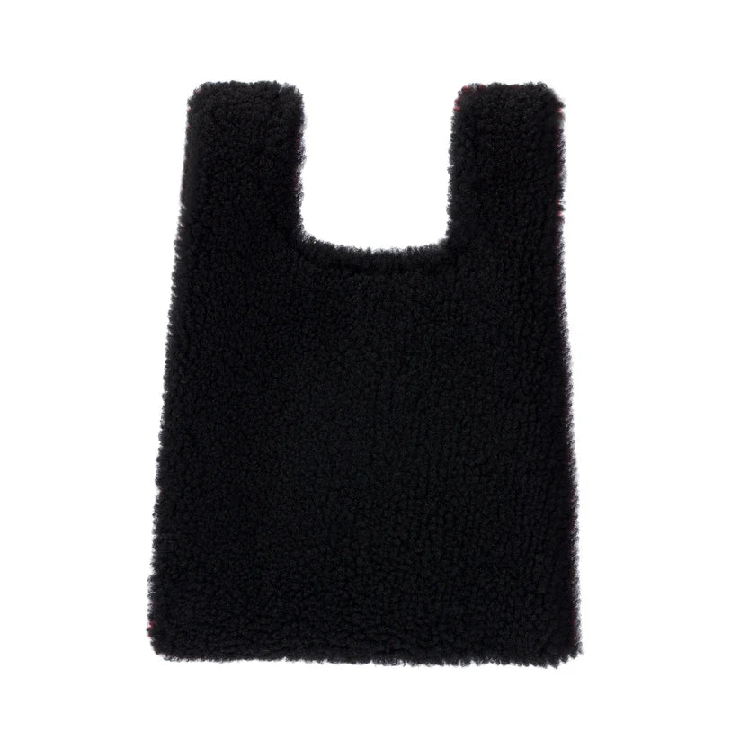 Jade In Black/Burgundy Shearling