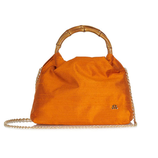 Juliette In Sunrise Orange Silk