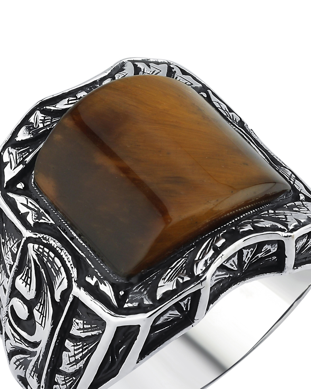 Skull Detailed Men’s Silver Ring
