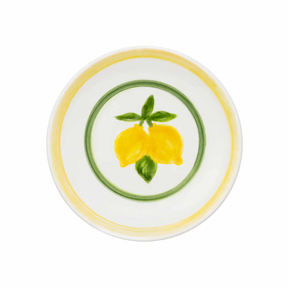 Handmade Ceramic White Cake Plate 18 cm