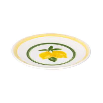 Handmade Ceramic White Cake Plate 18 cm