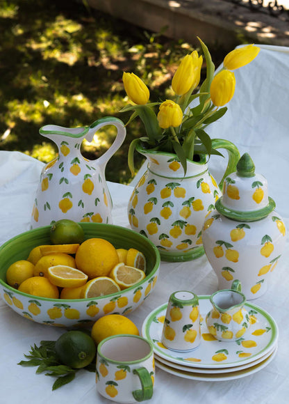 Lemon Splash Handmade Ceramic Classic Carafe