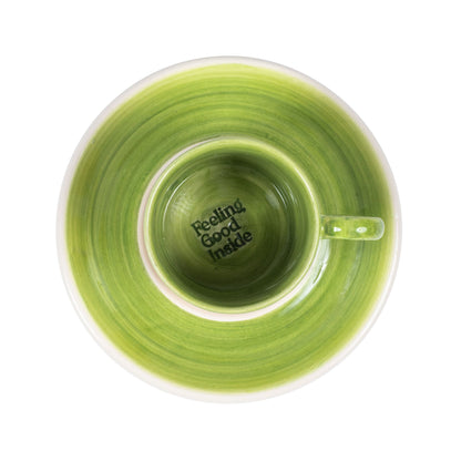 Handmade Ceramic Espresso Cup Set with Handles