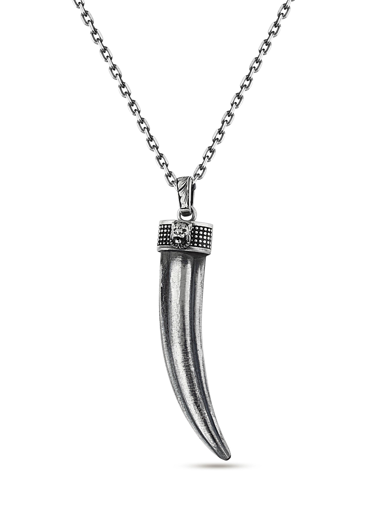 Lion Men’s Silver Necklace