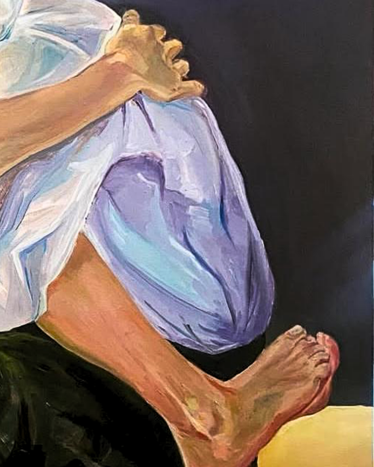 Love Transition 90×90cm Figurative Expressionism Surrealism Oil Painting