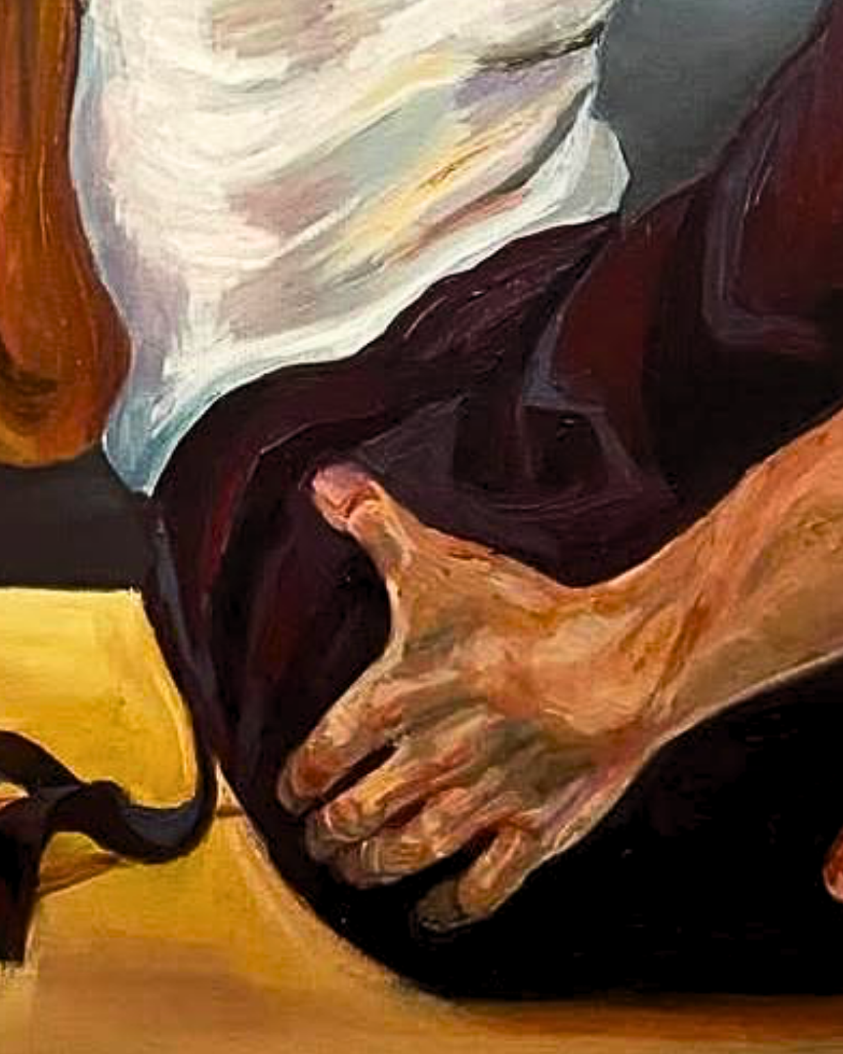 Love Transition 90×90cm Figurative Expressionism Surrealism Oil Painting