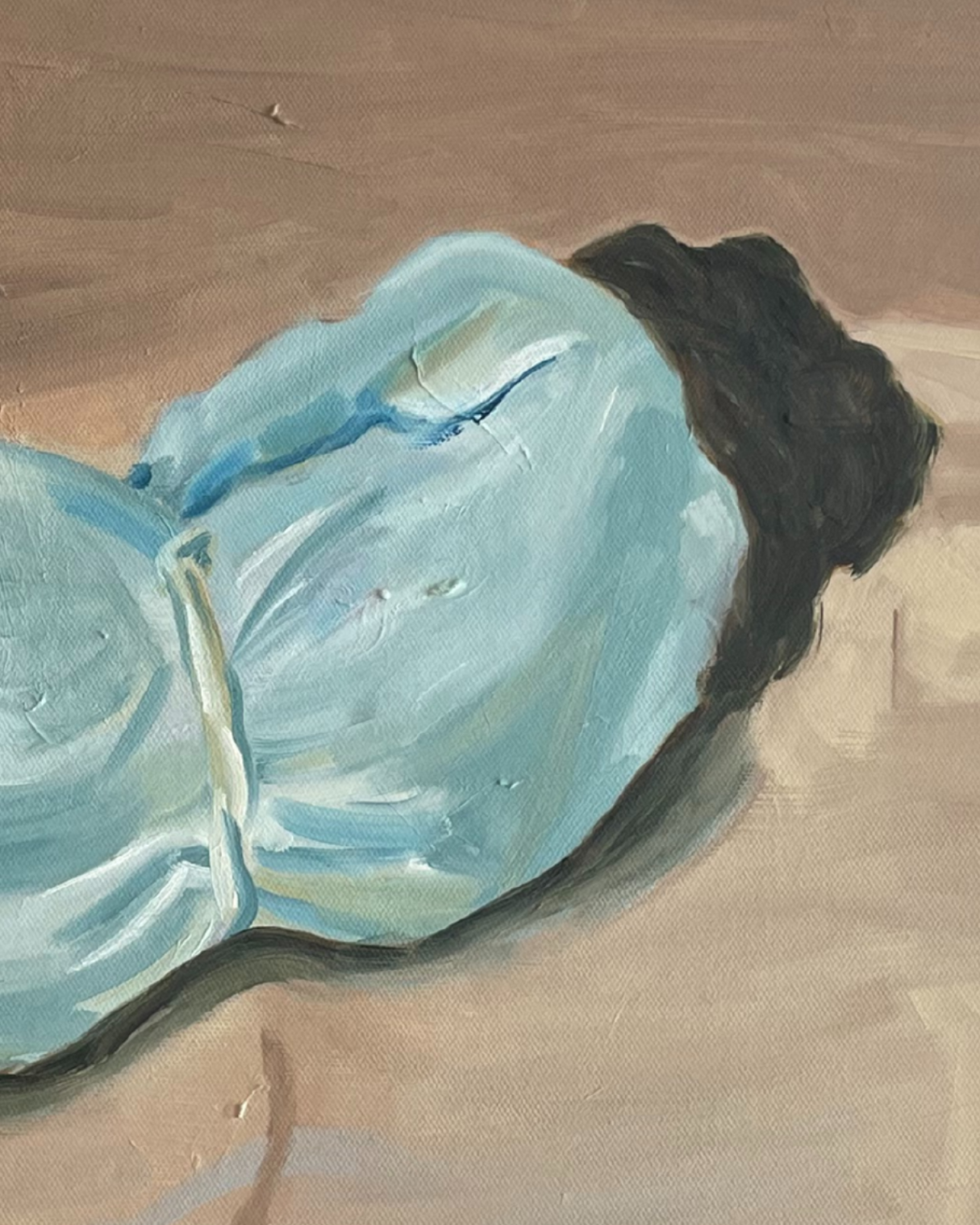 Lucian Freud (Exist Study) 30×40cm Figurative Expressionism Surrealism Oil Painting