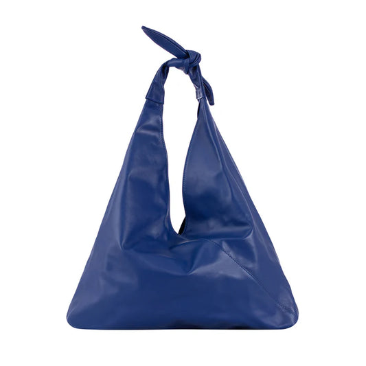 Maxi Ritz In Classic Blue Leather