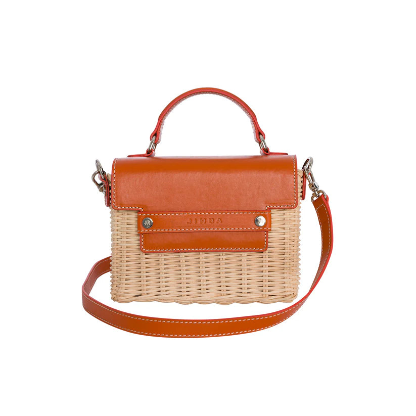 Michelle In Burnt Orange Leather
