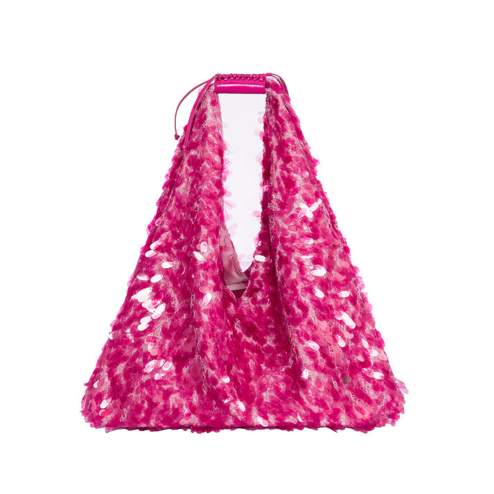 Mini Agnes In Pink Sequin
