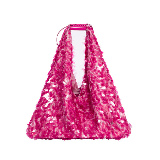 Mini Agnes In Pink Sequin