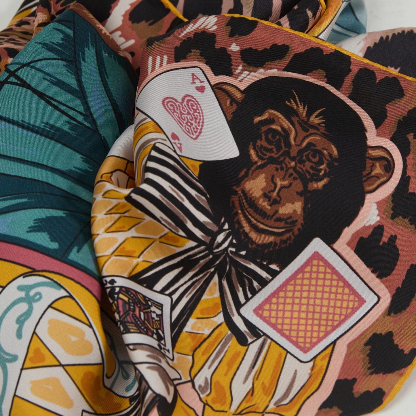 Monkey and The Leopard - Scarf