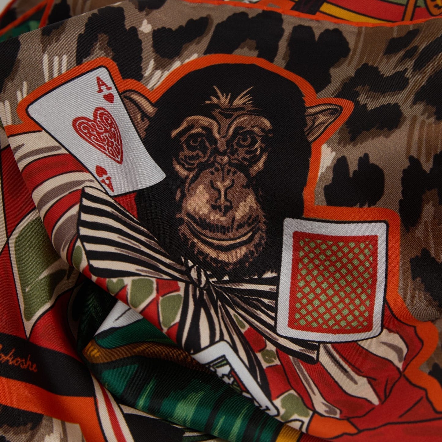 Monkey and The Leopard - Scarf