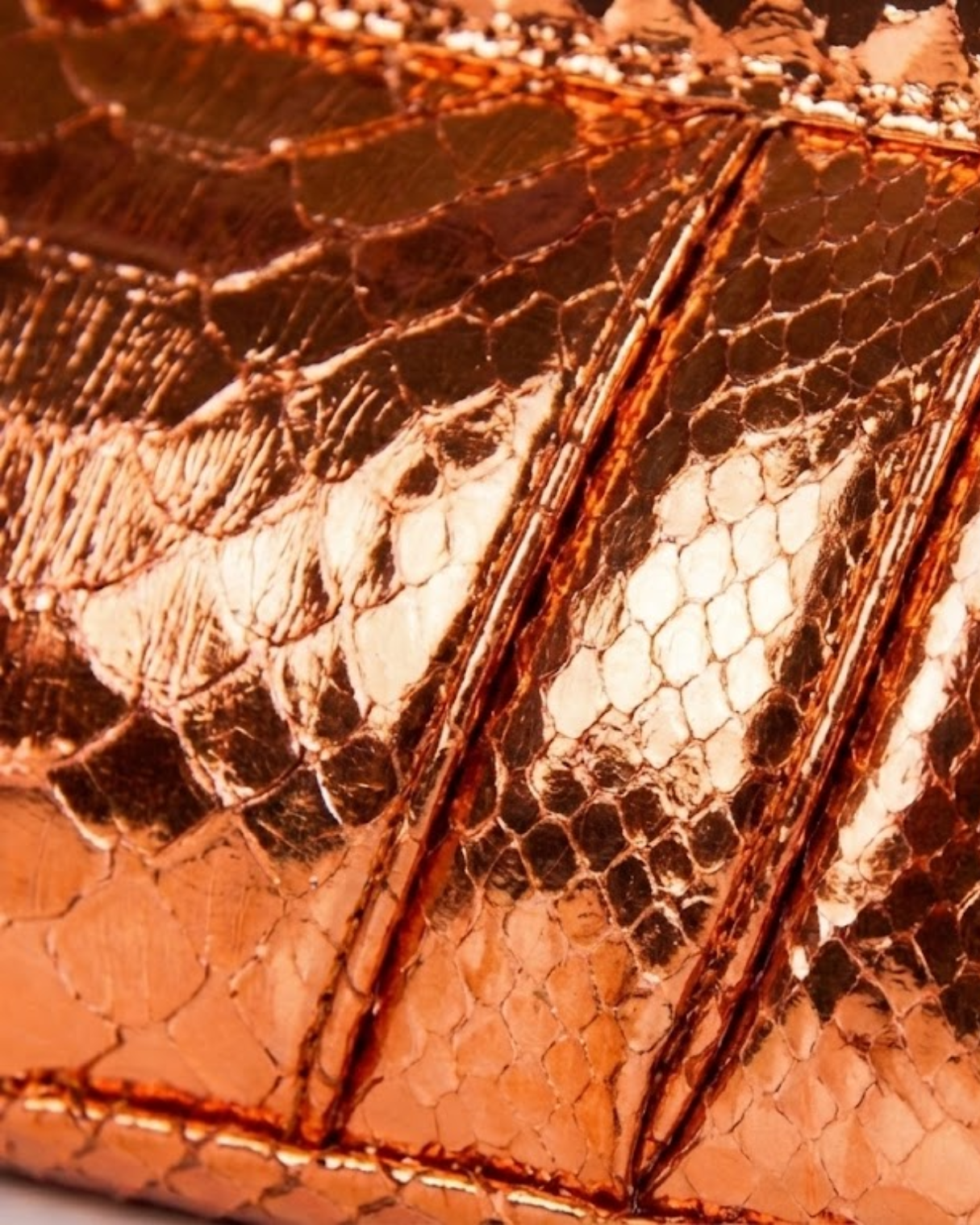 Malibu Italian Python Clutch Handbag