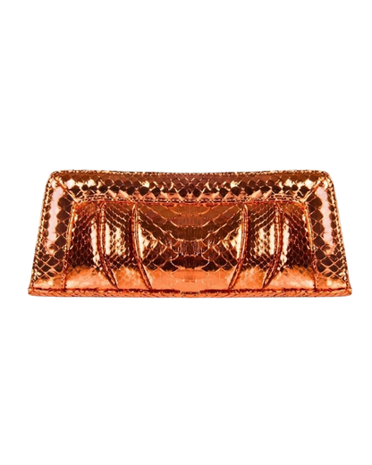 Malibu Italian Python Clutch Handbag