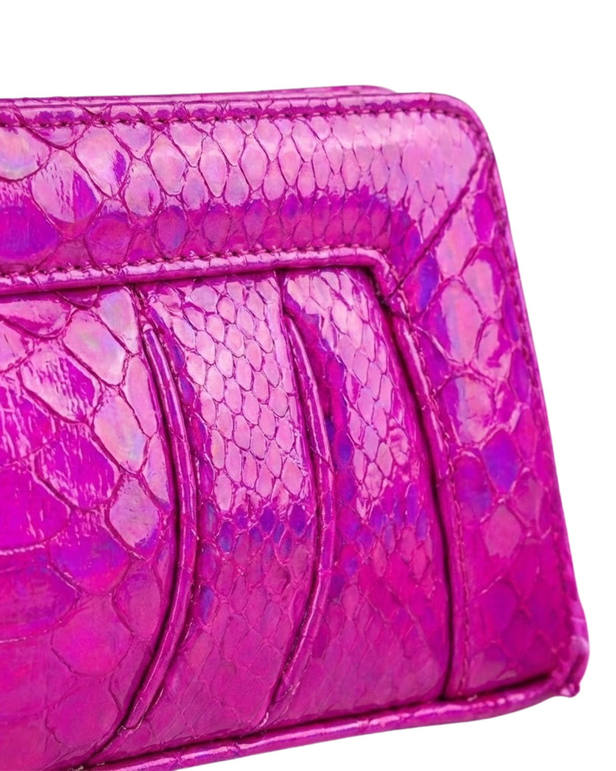 Malibu Italian Python Clutch Handbag