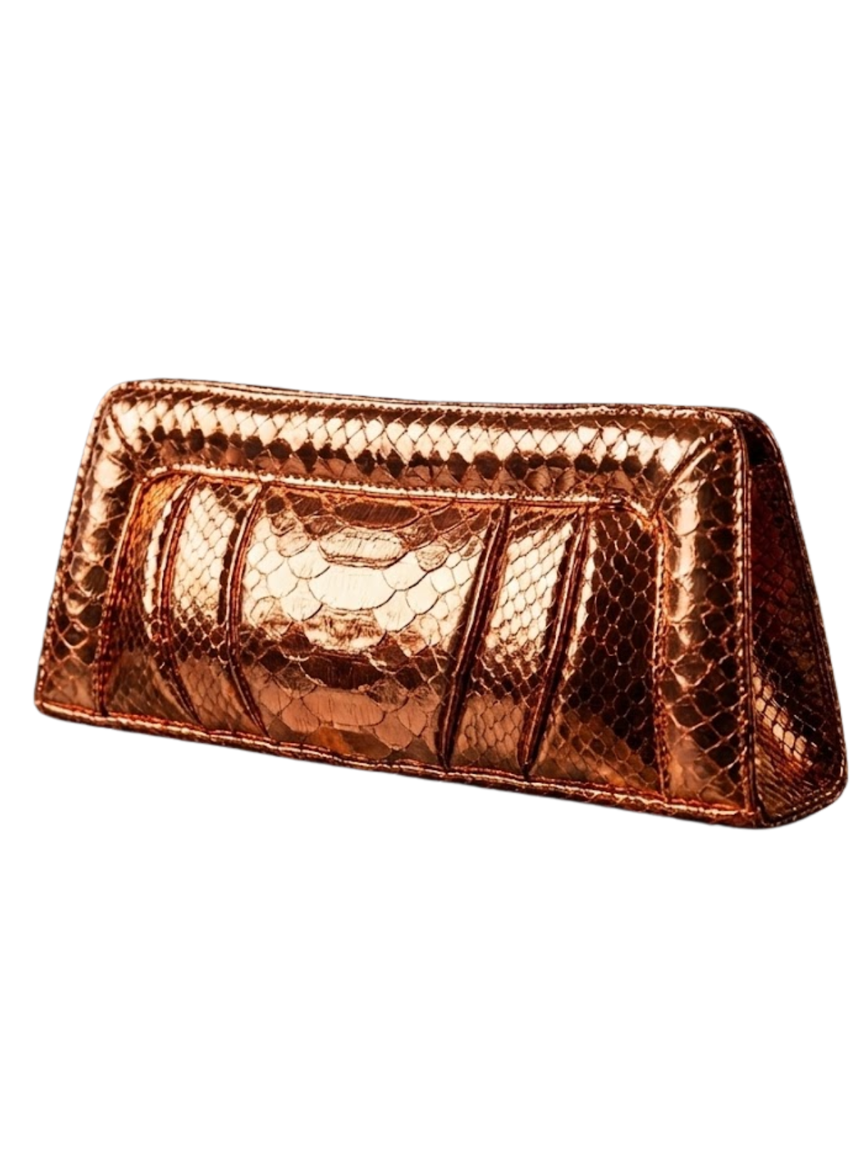 Malibu Italian Python Clutch Handbag