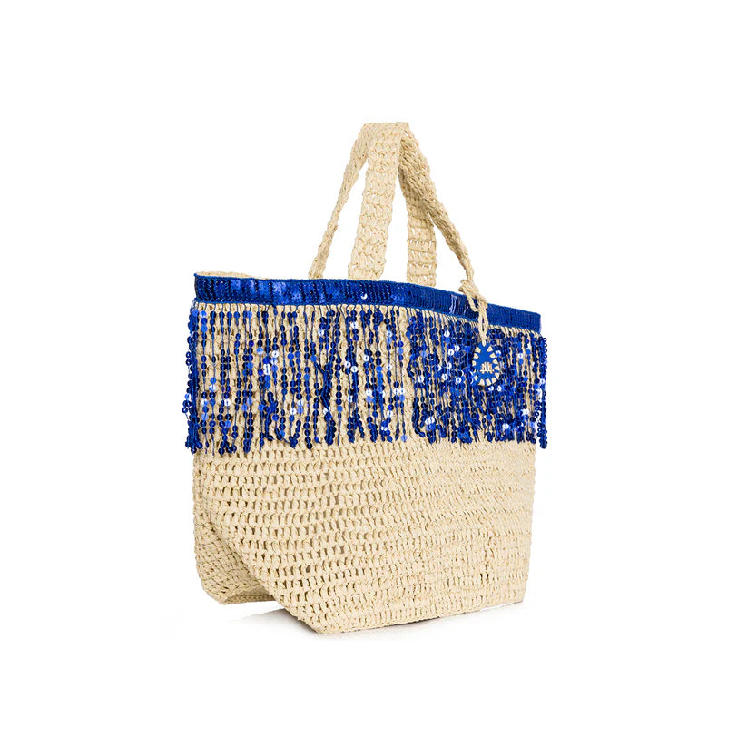 Maxi Loulou In Atlantic Blue Sequin
