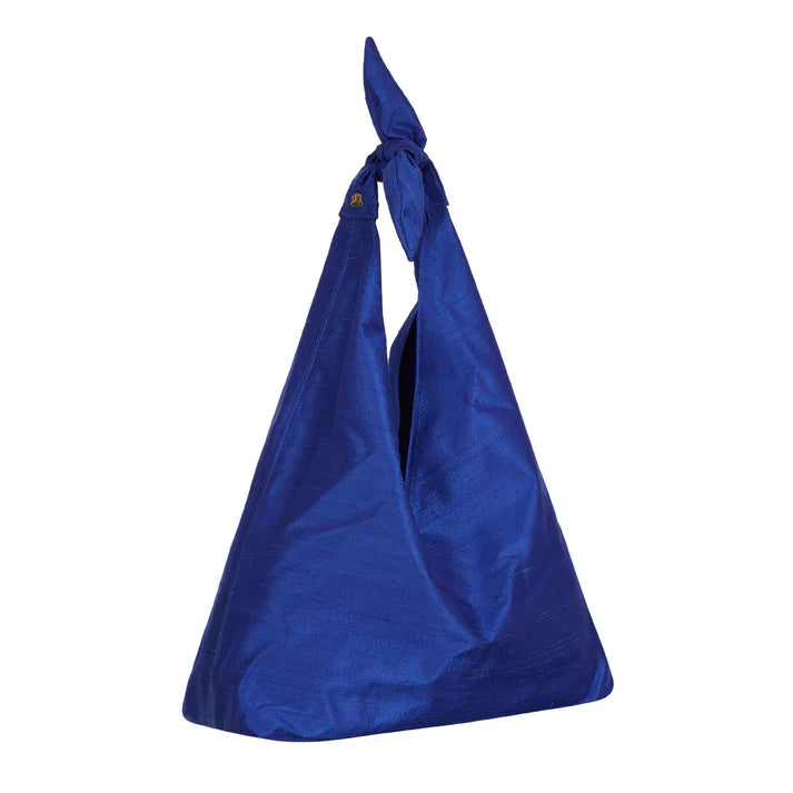 Maxi Ritz In Atlantic Blue Silk