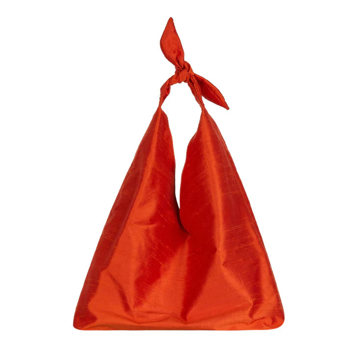 Maxi Ritz In Fiery Red Silk