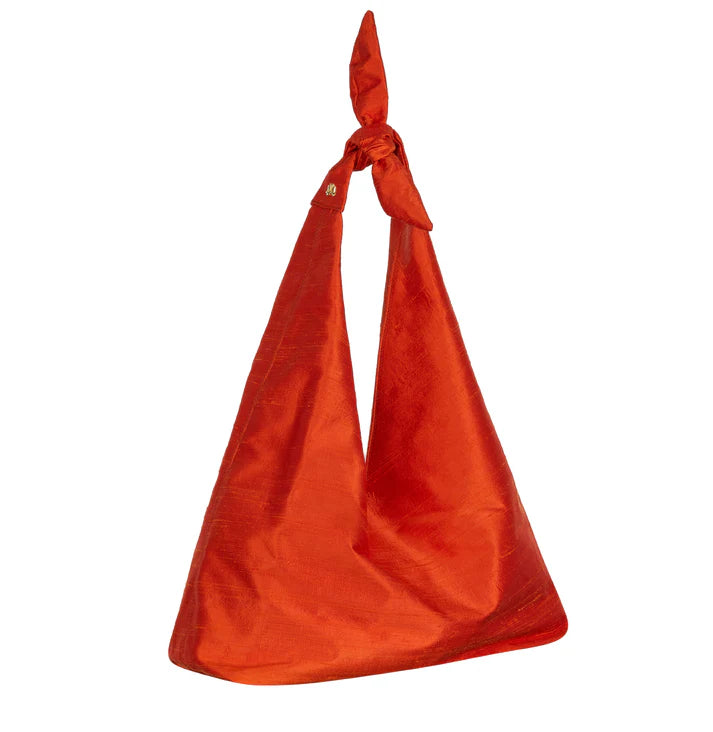 Maxi Ritz In Fiery Red Silk