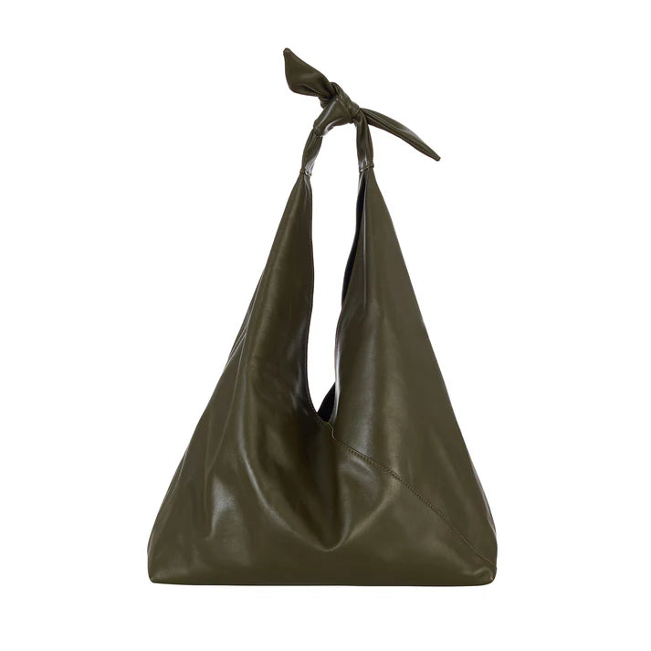 Maxi Ritz In Olive Green Leather