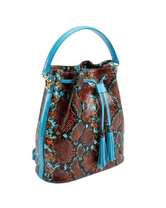Mephisto Italian Python Leather Handbag
