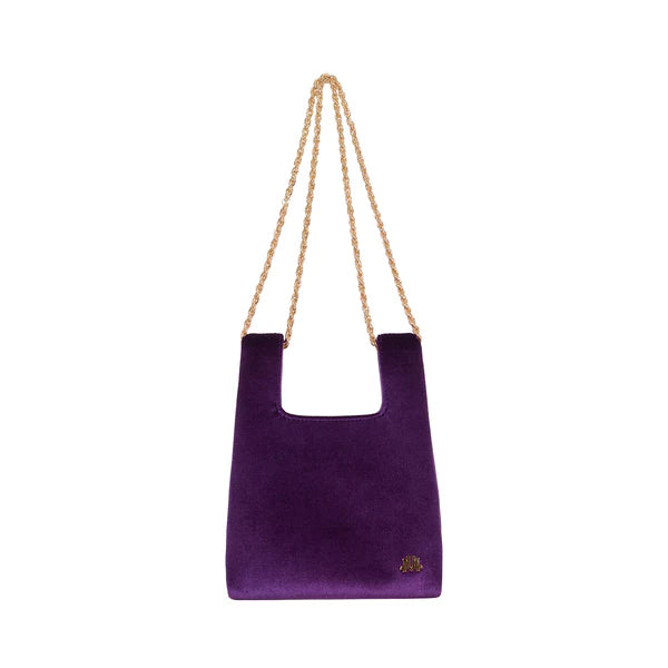 Micro Ines In Aubergine Velvet