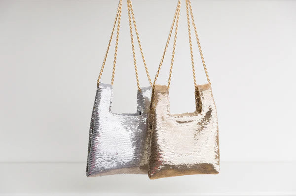 Micro Ines In Silver Sequin