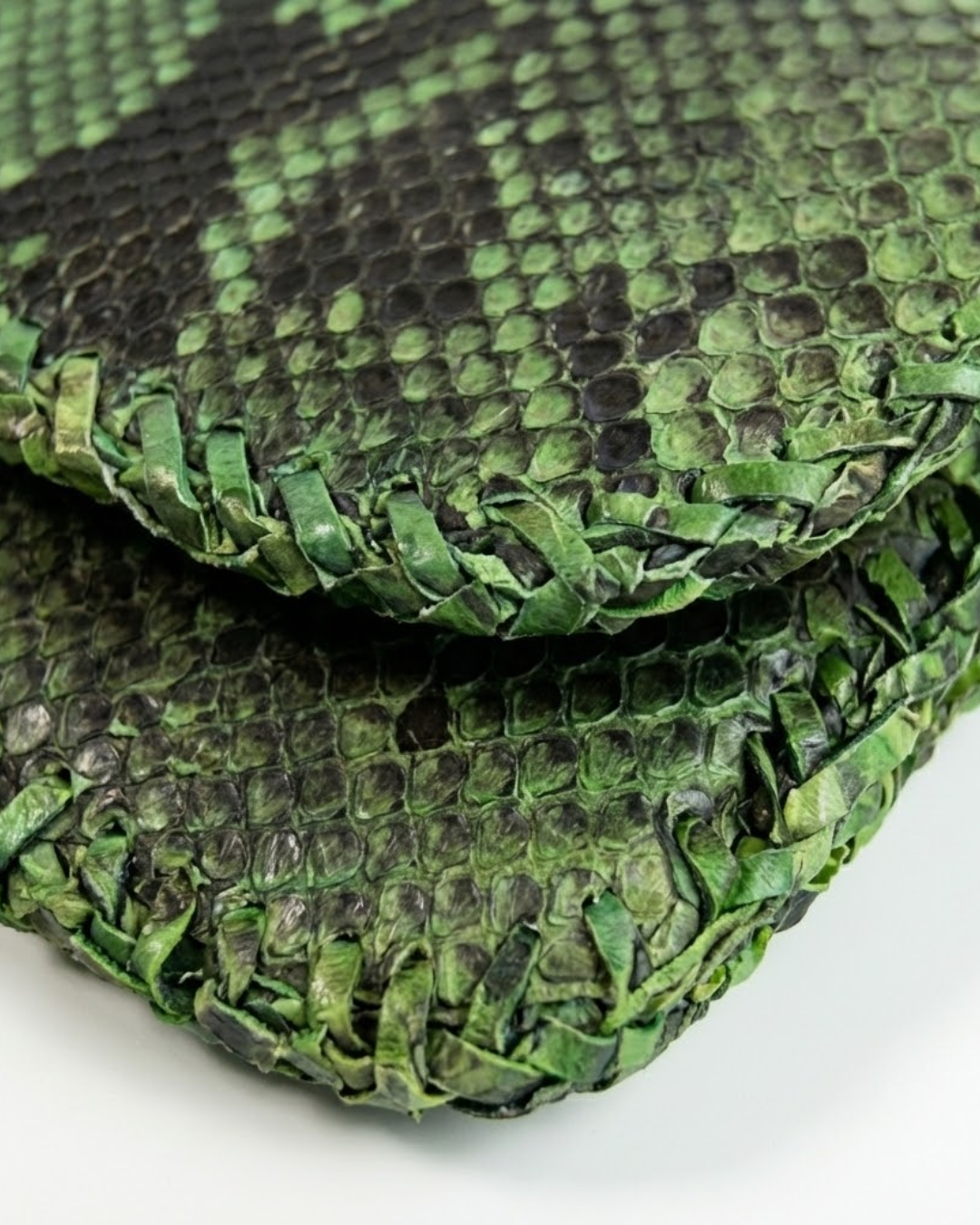 Milano Italian Python Clutch Handbag