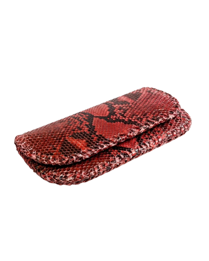 Milano Italian Python Clutch Handbag