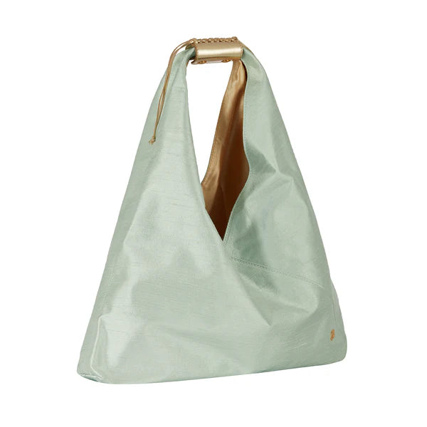 Mini Agnes In Mint Silk