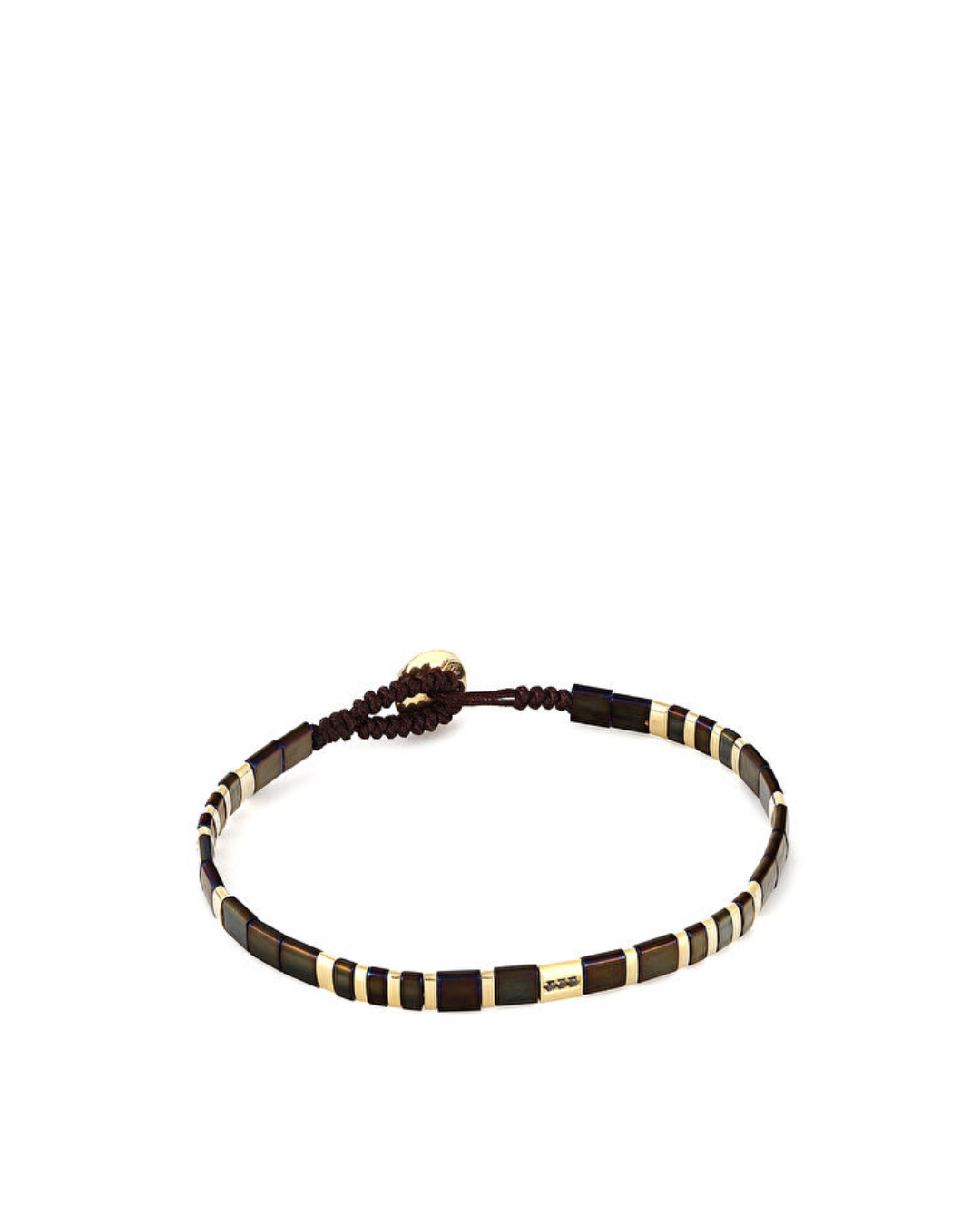 Miyuki Men’s 14K Gold Bracelet