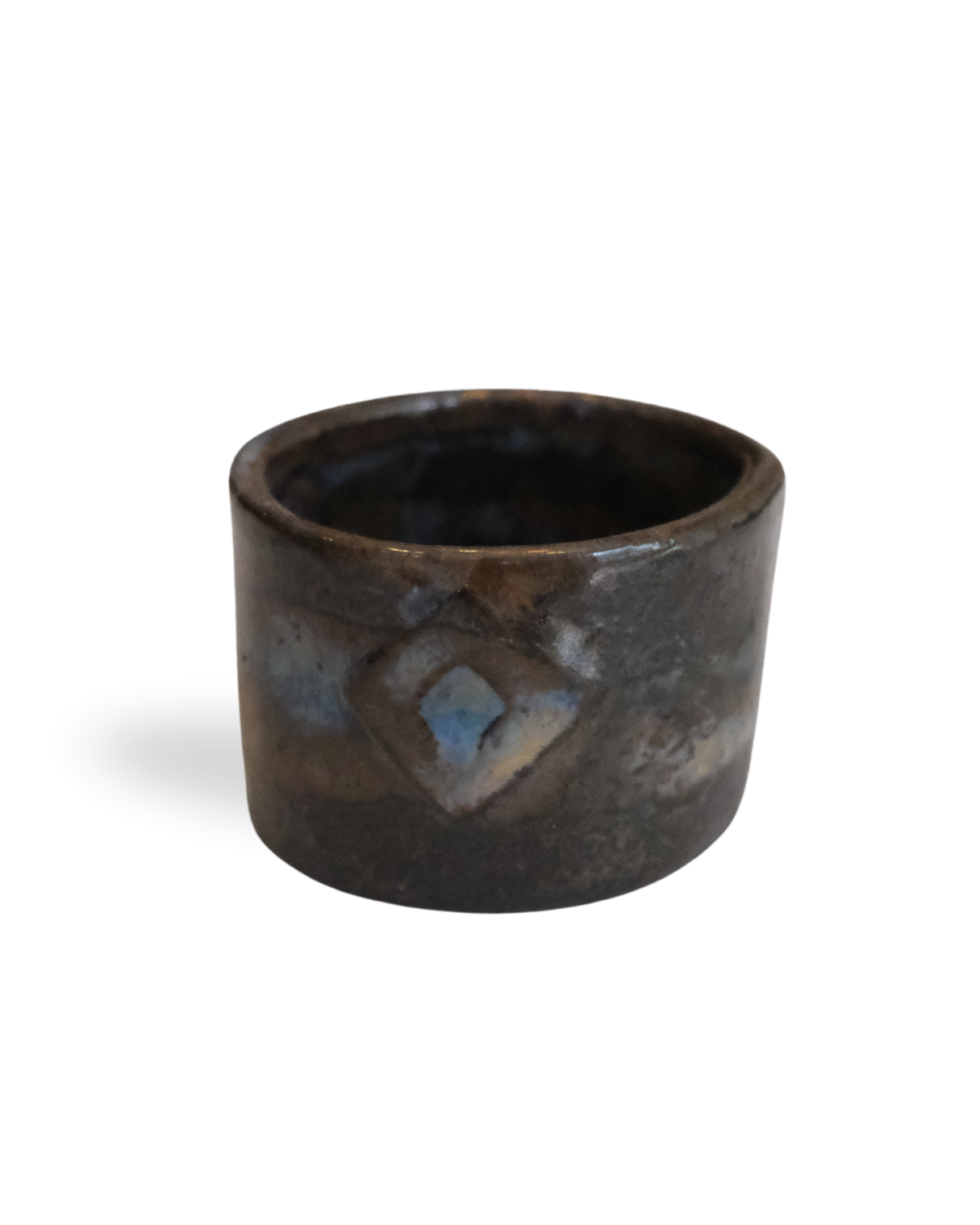 Motif 6×4 cm Abstract Handmade Ceramic Cup