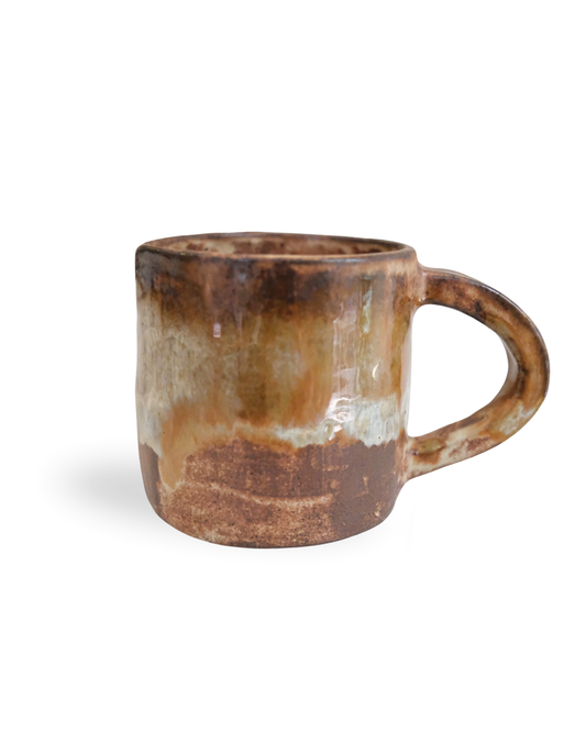 Motif 10×9 cm Abstract Handmade Ceramic Mug