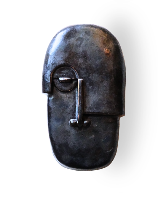 Obsidian Veil Handmade Black Wall Sculpture